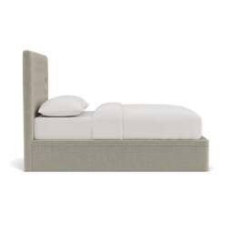 Calvert Double Ottoman Storage Bed - Natural - Eco Chenille - The Cotswold Company - thumbnail 3