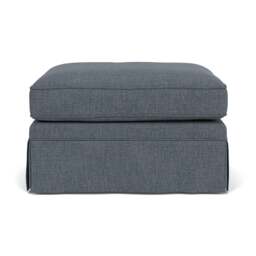 Foot Stool - Indigo - Rustic Weave - Dawson Small - The Cotswold Company - thumbnail 2