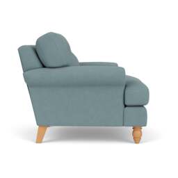 Armchair - Sky blue - House Linen Mix - Talbot - The Cotswold Company - thumbnail 3