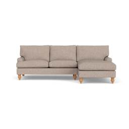 Morris Chaise Large Right Hand - Natural Mix - Textured Weave - The Cotswold Company - thumbnail 2