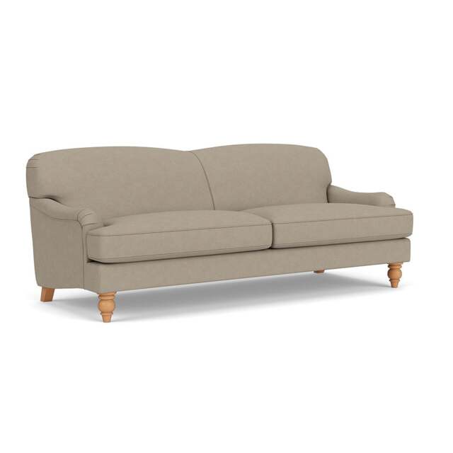 4 Seater Sofa - Dove Grey - House Linen Mix - Ashbee - The Cotswold Company - image 1
