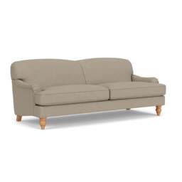 4 Seater Sofa - Dove Grey - House Linen Mix - Ashbee - The Cotswold Company - thumbnail 1