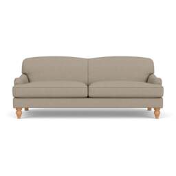 4 Seater Sofa - Dove Grey - House Linen Mix - Ashbee - The Cotswold Company - thumbnail 2