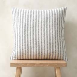 Cecil Cotton Navy Striped Cushion - Home Accessories - The Cotswold Company - thumbnail 2