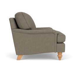 Armchair - Mid Grey - House Linen Mix - Morris - The Cotswold Company - thumbnail 3