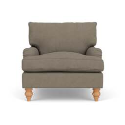 Armchair - Mid Grey - House Linen Mix - Morris - The Cotswold Company - thumbnail 2