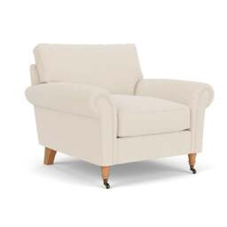 Osbourne Armchair - Cream - House Weave - The Cotswold Company