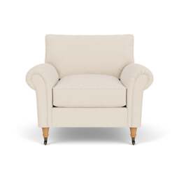 Osbourne Armchair - Cream - House Weave - The Cotswold Company - thumbnail 2