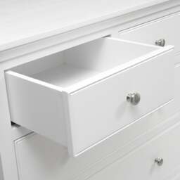 Fairford Soft White 10 Drawer Chest - The Cotswold Company - thumbnail 5