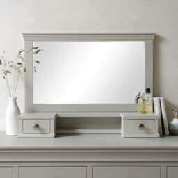 Vanity Mirror - Chantilly Pebble Grey - The Cotswold Company - thumbnail 1