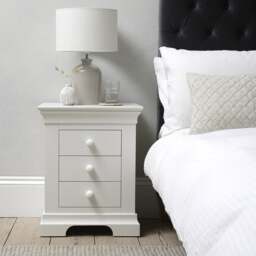 Pair of Bedside Tables - Chantilly Warm White - The Cotswold Company - thumbnail 2