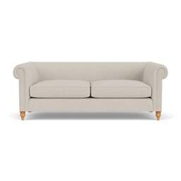 4 Seater Sofa - Natural - Aquaclean Oxford - Rayner - The Cotswold Company - thumbnail 2