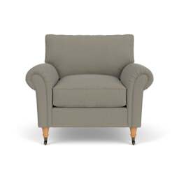 Osbourne Armchair - Flax - Rustic Weave - The Cotswold Company - thumbnail 2