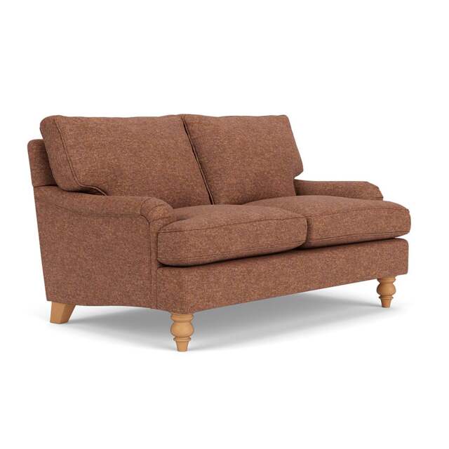 2 Seater Sofa - Brick Marl - Aquaclean Oxford - Morris - The Cotswold Company - image 1