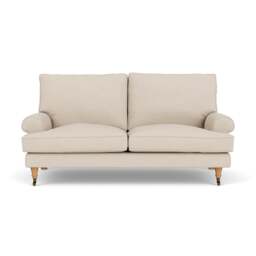 Large 2 Seater Sofa - Lily White - House Linen Mix - Stewart - The Cotswold Company - thumbnail 2