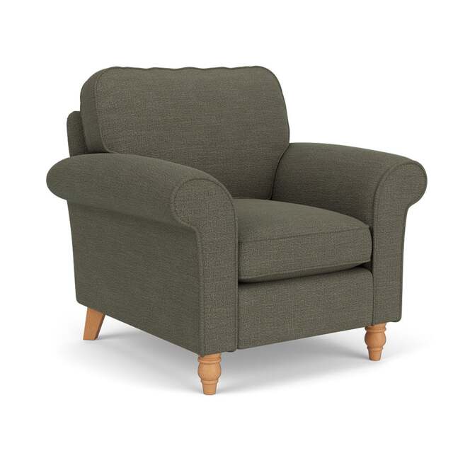 Armchair - Deep Forest - Rustic Weave - Hurley - The Cotswold Company - image 1