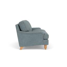 3 Seater Sofa - Teal Marl - Rustic Weave - Morris - The Cotswold Company - thumbnail 3
