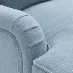 3 Seater Sofa - Teal Marl - Rustic Weave - Morris - The Cotswold Company - thumbnail 5