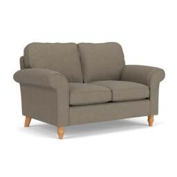 Hurley 2 Seater - Mid Grey - House Linen Mix - The Cotswold Company