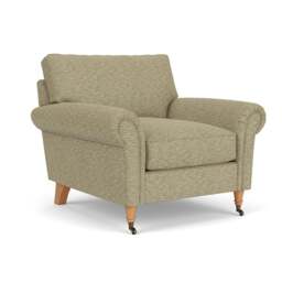 Armchair - Apple - Herringbone Weave - Osbourne - The Cotswold Company