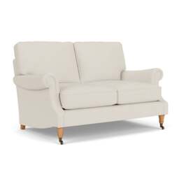 Large 2 Seater Sofa - Natural - Broadway Stripe - Taylor High Back - The Cotswold Company