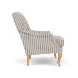 Armchair - Indigo - Kingham Stripe - Olivia - The Cotswold Company - thumbnail 3
