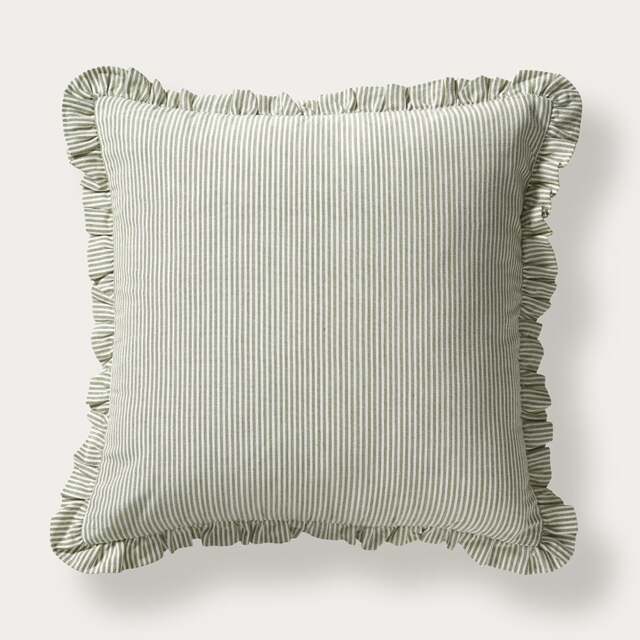 Country Ruffles Apple Cushion - Home Accessories - The Cotswold Company - image 1