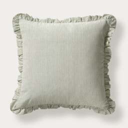Country Ruffles Apple Cushion - Home Accessories - The Cotswold Company - thumbnail 1