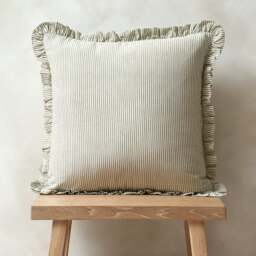 Country Ruffles Apple Cushion - Home Accessories - The Cotswold Company - thumbnail 2