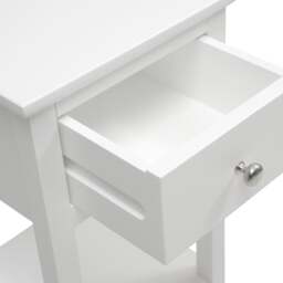 Simply Cotswold Pure White Pair of Bedside Tables - The Cotswold Company - thumbnail 5