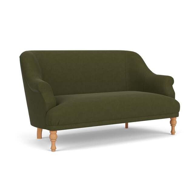 2 Seater Sofa - Forest Green - House Linen Mix - Everett - The Cotswold Company - image 1