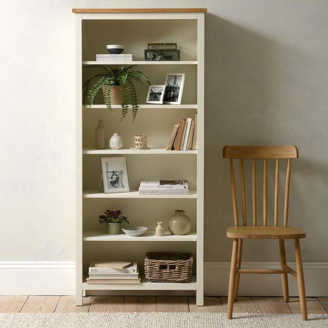 Simply Cotswold Classic Cream Large Bookcase - The Cotswold Company - image 1