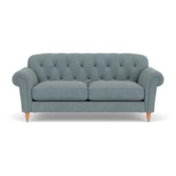 3 Seater Sofa - Teal Marl - Rustic Weave - Chapman - The Cotswold Company - thumbnail 2
