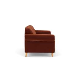 4 Seater Sofa - Brick - Matt Velvet - Chapman - The Cotswold Company - thumbnail 3