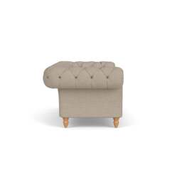 Large 2 Seater Sofa - Natural - Herringbone Weave - Harris Chesterfield - The Cotswold Company - thumbnail 3