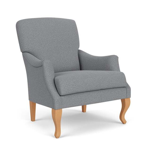 Elsie Armchair - Blue Marl - House Weave - The Cotswold Company - image 1