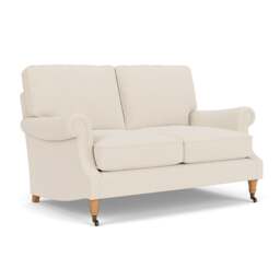 Large 2 Seater Sofa - Cream - House Weave - Taylor High Back - The Cotswold Company