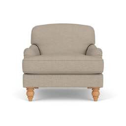 Ashbee Armchair - Natural - Herringbone Weave - The Cotswold Company - thumbnail 2