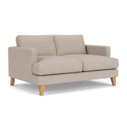 Large 2 Seater Sofa - Natural - Luxury Italian Linen - Jackson - The Cotswold Company