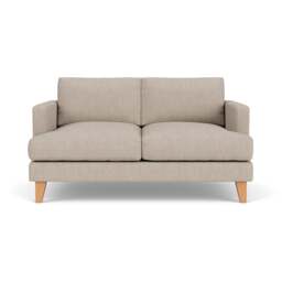 Large 2 Seater Sofa - Natural - Luxury Italian Linen - Jackson - The Cotswold Company - thumbnail 2