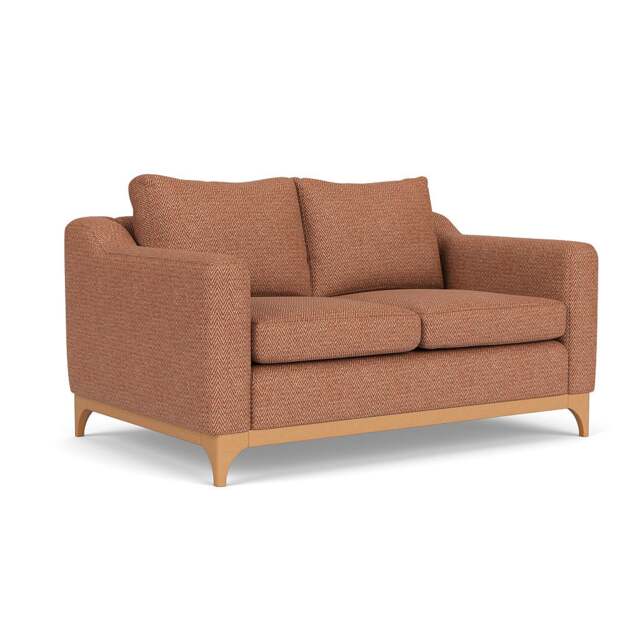 2 Seater Sofa - Brick - Herringbone Weave - Watson - The Cotswold Company - image 1