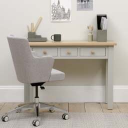 Console Dressing Table - Chester Dove Grey - The Cotswold Company - thumbnail 4