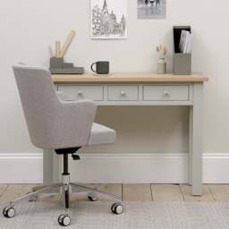 Console Dressing Table - Chester Dove Grey - The Cotswold Company - thumbnail 3