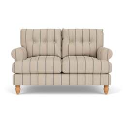 2 Seater Sofa - Charcoal - Compton Stripe - Talbot - The Cotswold Company - thumbnail 2
