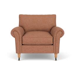 Armchair - Brick - Herringbone Weave - Osbourne - The Cotswold Company - thumbnail 2