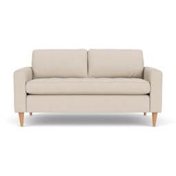 Large 2 Seater Sofa - Lily White - House Linen Mix - Saxon - The Cotswold Company - thumbnail 2