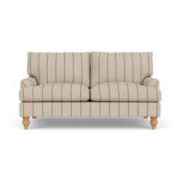 Large 2 Seater Sofa - Charcoal - Compton Stripe - Morris - The Cotswold Company - thumbnail 2