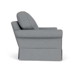 Armchair - Blue Marl - House Weave - Dawson - The Cotswold Company - thumbnail 3