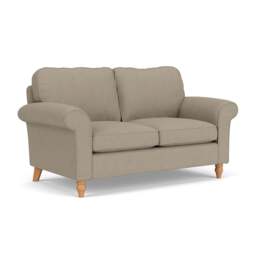 Large 2 Seater Sofa - Dove Grey - House Linen Mix - Hurley - The Cotswold Company