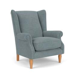 Armchair - Teal marl - Rustic Weave - Alice - The Cotswold Company - thumbnail 1